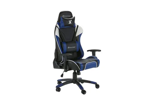 Agility Sport Esport Office Gaming Chair - Blau/Schwarz - Bürostühle mit ergonomischem Design für angenehme Sitzpositionen, ideal für lange Gaming-Sessions. Flexibel höhenverstellbar und mit Wippfunktion für optimalen Komfort.