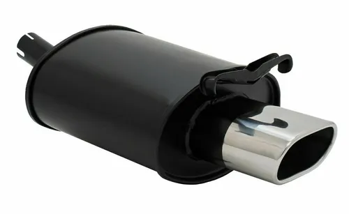 NOVUS SPORTAUSPUFF MERCEDES SLK R170 200 / 200K / 230K - Hochwertiger Schalldämpfer aus Stahl mit eleganten Edelstahl-Endrohren für verbesserten Klang und Leistung.