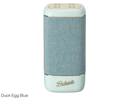 ROBERTS Beacon 335 Bluetooth-Lautsprecher - Bluetooth-Lautsprecher im Retro-Design mit bis zu 15 Stunden Wiedergabezeit und Dual-Bassstrahlern. Ideal für Musikliebhaber, die auch unterwegs nicht auf Klangqualität verzichten möchten.