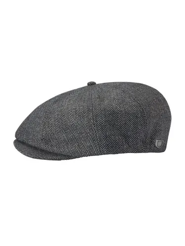 Brixton Brood Snap Schirmmütze in Grau, Größe XL - Stylische Unisex Schirmmütze aus der St. Patrick’s Day Kollektion mit einem markanten Brixton B-Wappen aus Metall. Ideal für modische Akzente an jedem Tag.
