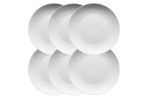 MÄSER Teller flach 26,5 cm, 6er Set - Teller der Serie Barca, zeitlos-elegant im minimalistischen Design, ideal für Alltag und besondere Anlässe. Perfekte Größe für vielseitige Kombinationsmöglichkeiten.
