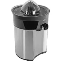 Braun CitrusQuick 5 CJ5050 BK Zitruspresse - 60W, leistungsstark mit Anti-Tropf-System und Start-Stopp-Automatik für müheloses Entsaften
