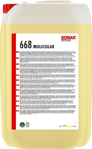 SONAX MOLECULAR 25 L - Glanzkonservierung für Ihr Fahrzeug - Sonstige - Hochwertiger Glanzkonservierungsschaum im 25L Kanister, ideal für eine langanhaltende Pflege und Schutz Ihrer Fahrzeugoberfläche.