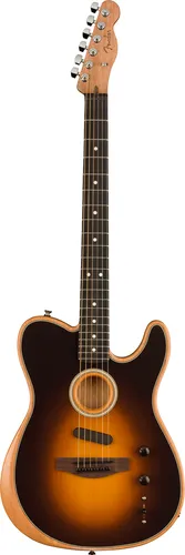 Fender Acoustasonic Player Te B-Stock - B-Stock E-Gitarre, Fender Acoustasonic Player Tele in Shadow Burst; vielseitige Acoustic/Electric mit hochwertigem Mahagoni-Korpus und Deluxe Gigbag.