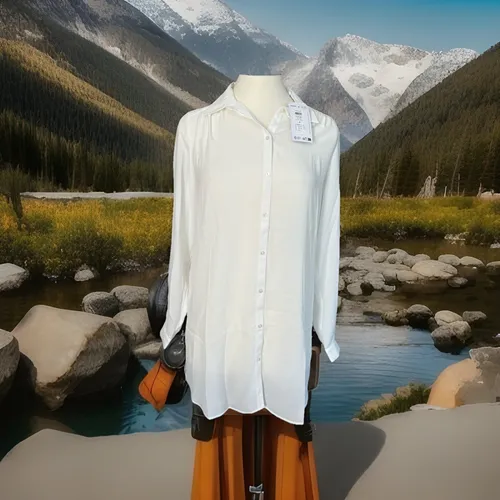 VILA Damen Bluse weiß Gr. 36 Neu