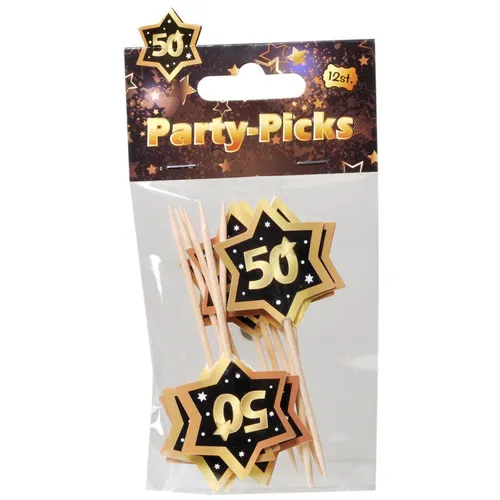Party Picker schwarz / gold