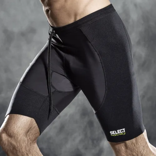 SELECT Thermohose mit Elasthan schwarz L - Funktionsunterwäsche für Herren, aus 2-mm-SBR-Neopren und Elasthan, bietet optimale Wärme und Halt mit hervorragendem Tragekomfort – ideal für kalte Tage und Indoor-Sport.