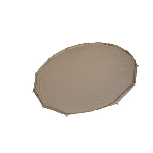 Nordisk Asgard 12.6 m² Zip-in Zeltboden beige - Firstzelt mit optimalem Innenklima dank hochwertiger Baumwolle und vielseitigen Nutzungsmöglichkeiten, inklusive XL-Tarp-Funktion und effektiven Lüftungen.