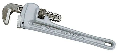 Facom Rohrzange, amerikanisches Modell bis 140mm - Einhand-Rohrzange mit Spannbereich von 0 bis 140 mm, aus robustem Gusseisen, ideal für präzises Greifen und Haltbarkeit.