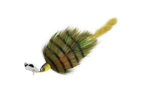 BIM Tackle Chacha Bait Jr. Bladed Bucktail Jig Natural Perch - Vielseitiger Kunstköder für Raubfische: Der BIM Tackle Chacha Bait Jr. in Natural Perch bietet starke Vibrationen und ein lebensechtes Bewegungsmuster für optimale Fangerfolge. Ideal für jeden Angler!