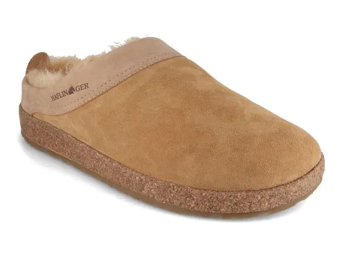 Haflinger Snowbird Lammfell Hausschuh Unisex 42 EU - Hausschuhe aus hochwertigem Leder mit kuscheligem Lammfellfutter, ideal für warme Füße und Komfort zu Hause.