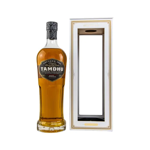 Tamdhu BATCH STRENGTH No. 007 - 57,5% Vol. in Geschenkbox - Whisky - Tamdhu Batch Strength No. 007 bietet mit 57,5% Vol. ein intensives Geschmackserlebnis, gereift in Oloroso Sherryfässern und perfekt für Genießer und Sammler.