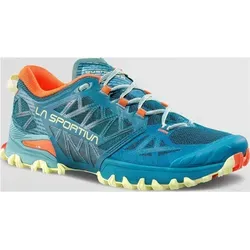 La Sportiva Bushido III Woman Everglade/Zest (40,5) - Laufschuhe für Offroad-Gelände, mit verbesserter Atmungsaktivität und optimalem Grip. Ideal für Skyraces und anspruchsvolle Trails.