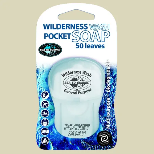 Sea to Summit Wilderness Wash Pocket Soap 50 Blättchen Trockenseife