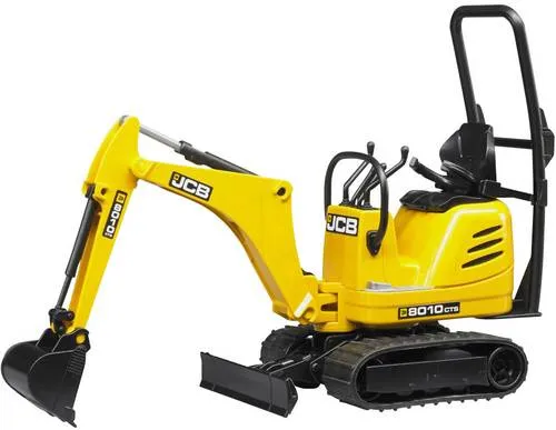 Bruder JCB Mikrobagger 8010 CTS Fertigmodell - Sonstige - Hochwertiges Baufahrzeug Modell mit realistischen Funktionen für kreatives Spielen und Modellbau.