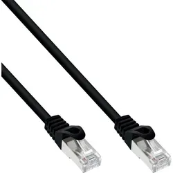 Inline® Patchkabel, F/UTP, Cat.5e, schwarz, 1,5m