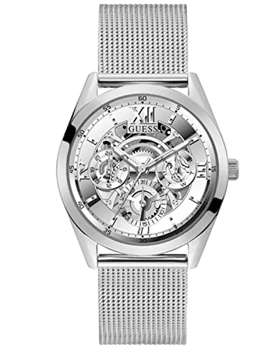 Guess Tailor GW0368G1 Herrenuhr - Elegante Edelstahl-Armbanduhr in Silber - Chronographen - Verleihen Sie Ihrem Look mit der stilvollen Guess Tailor Herrenuhr aus Edelstahl einen Hauch von Eleganz. Mit präzisem Quarzwerk und 3 Atm Wasserbeständigkeit ist sie ideal für jeden Anlass.