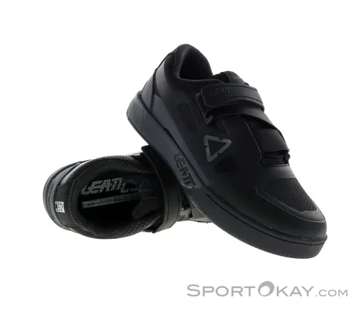 Leatt 5.0 Clip Shoe Herren MTB Schuhe - Schwarz - Größe 44 - Fahrradschuhe mit hervorragendem Grip und Komfort, ideal für Mountainbiker, die optimale Leistung und Sicherheit suchen.