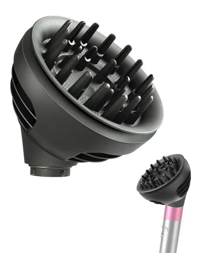 Wellen und Locken Diffusor-Aufsatz für Dyson Airwrap – Neues Design mit 2 Luftstrom-Modi