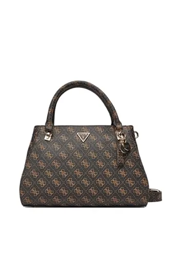 Guess Noelle Q Logo Handtasche dunkelbraun HWQG9672070-BNL von GUESS