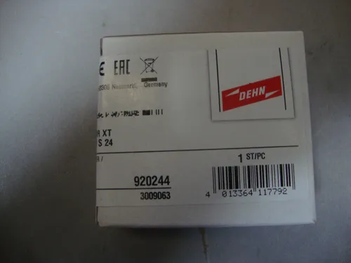 Dehn & Söhne 920244 Kombi-Ableiter-Modul BXT ML2 BDS24 - Steckdosen- & Schalterteile, zuverlässiger Schutz vor Überspannung für elektrische Systeme, ideal für den Einsatz in Wohn- und Gewerbegebäuden.