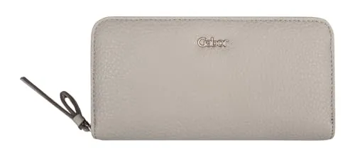 Gabor Geldbörse Gela - Long Zip Wallet XL - Elegante Geldbörse im genarbten Design mit 12 Fächern für Karten und 2 Geldscheinfächern. Inklusive abnehmbarem Schulterriemen für zusätzlichen Komfort. Ideal für eine organisierte Aufbewahrung Ihrer Finanzen.