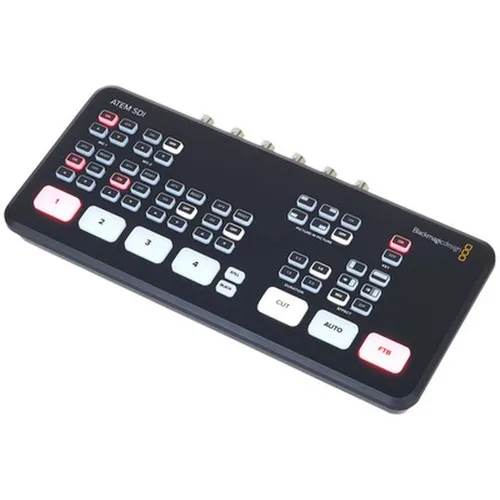 Blackmagic Design ATEM SDI Mischer - Professioneller SDI Mischer für Live-Produktionen, ideal für Streaming und Broadcast-Anwendungen.