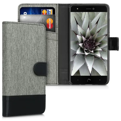 Hülle für bq Aquaris X X Pro Kunstleder Wallet Case Cover Handy Schutzhülle