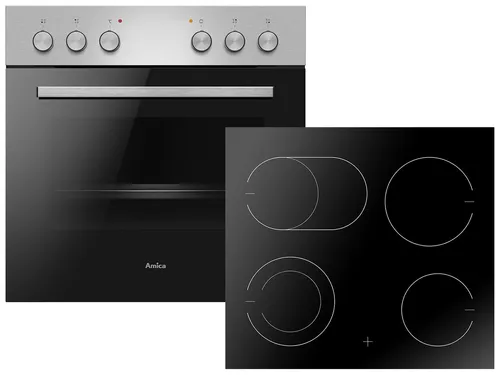 Amica EHC 209002 EC Set Einbauherd EH 923 640 E + Glaskeramikkochfeld EC 742 100 C