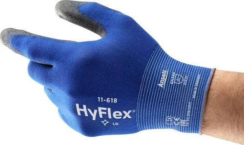 Ansell 11618R100-1P HyFlex Polyurethan Arbeitshandschuh Größe (Handschuhe): 10 EN 21420:2020 1 Paar