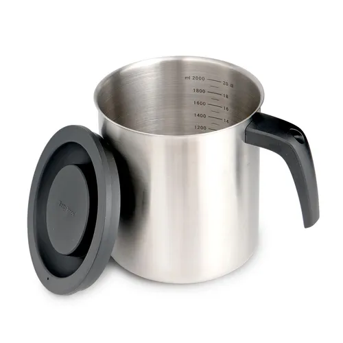 Betty Bossi hitzeresistenter Messbecher mit Deckel 2l von Betty Bossi
