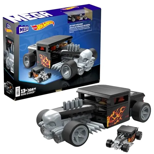 Hot Wheels Bone Shaker (HRY17) - Experimentieren mit dem Hot Wheels Bone Shaker (HRY17), ein einzigartiges Klemmbaustein-Set für kreative Rennwagen-Fans!