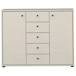 FORTE Kommode Faik in Beige Kaschmir