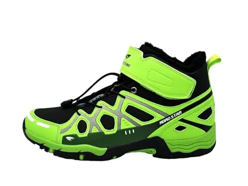 Ablovo®Herren Wanderschuhe Trekking Schuhe Boots Stifel Outdoorschuhe Gefüttert 41-46 (Schwarz-Grün, EU Schuhgrößensystem, Erwachsene, Herren, Numerisch, M, 43)