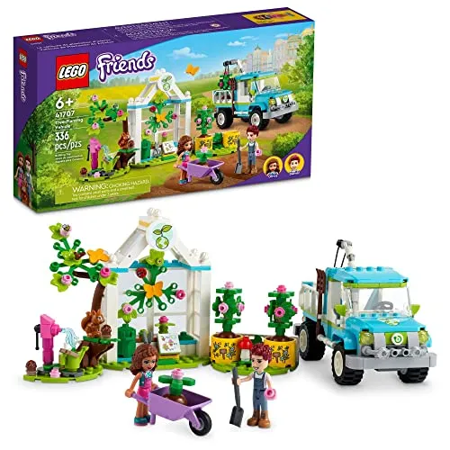 LEGO Friends 41707 Baum-Pflanzfahrzeug für Kinder, Mädchen und Jungen ab 6 Jahren (336-teilig)