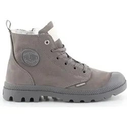 Palladium Pampa Hi Zip WL Stiefelette aus Leder - Modische Damenstiefelette aus hochwertigem Nubukleder mit warmem Futter. Perfekt für kalte Tage, dank rutschfester Gummisohle und seitlichem Reißverschluss für einfachen Einstieg. Ideal für einen stylischen Winterlook.