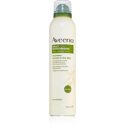 Aveeno Daily Moisturising After Shower Mist 200 ml - Körperlotionen, hydratisierender Nebel für erfrischte Haut, spendet Feuchtigkeit und sorgt für ein sauberes, angenehmes Gefühl.