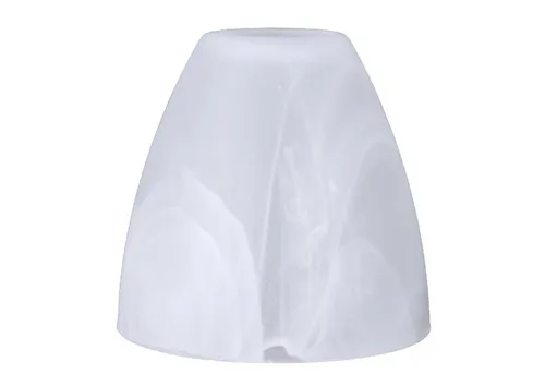 Home4Living Lampenschirm Alabasterglas weiß Ø 80mm Lampenglas Ersatzglas E14, Dekorativ