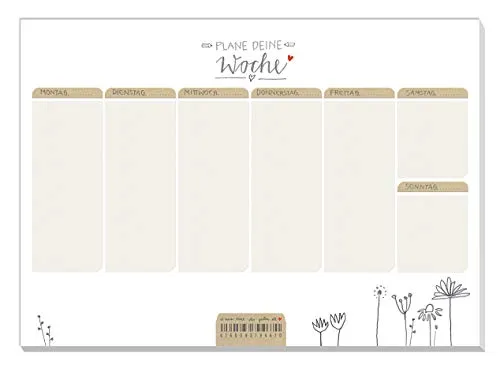 A5 Wochenplaner für Aufgaben & To-dos