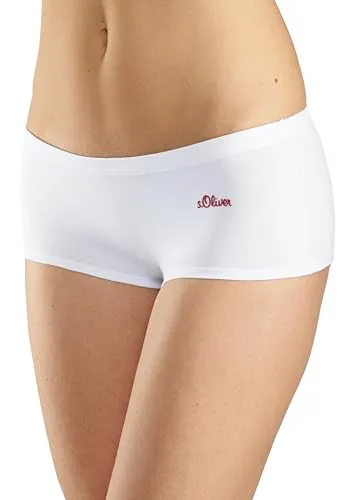 s.Oliver Damen Hipster 3er-Pack in Weiß von s.Oliver