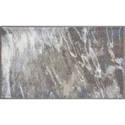Grund Badematte Magma, rutschhemmend & fußbodenheizungsgeeignet - Badteppich aus 100% Polyacryl, in taupe mit abstraktem Design, ideal für Sicherheit und Komfort im Bad, maschinenwaschbar bei 40°C.