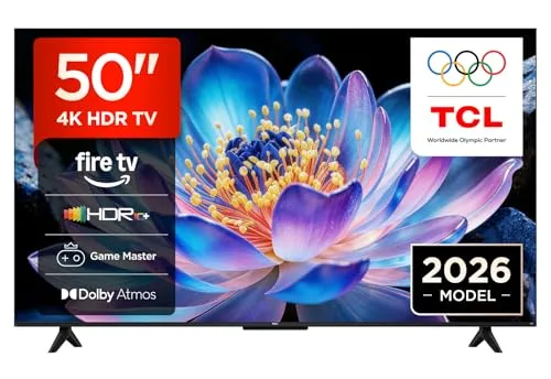 TCL 50V6D 50 Zoll 4K UHD Smart TV mit Fire TV und Dolby Atmos