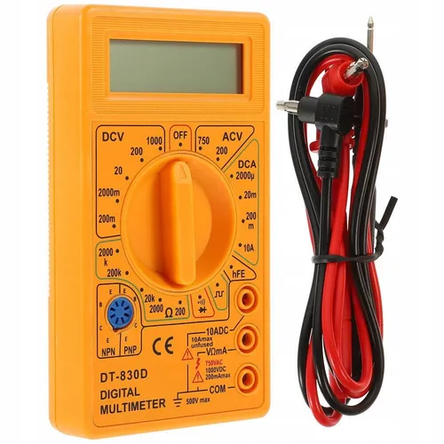 Digitaler Multimeter DT-830D – Präzises Messgerät für Spannung, Widerstand und Strom