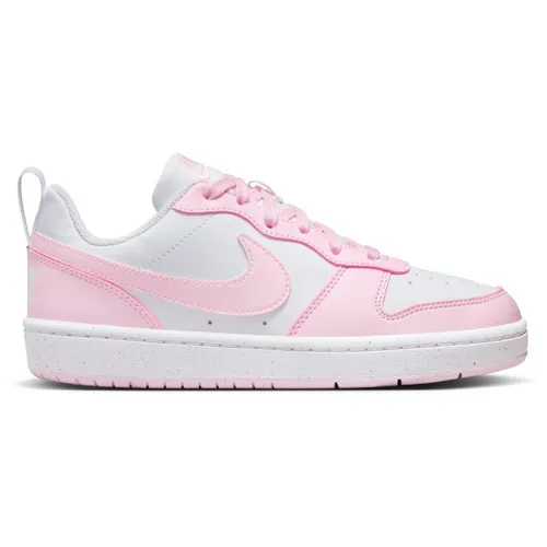 Nike Jungen Court Borough Low Recraft Sneaker - White Pink Foam, 37.5 EU - Sneaker mit Gummisohle und Flexkerben, die der Bewegung des Fußes folgen, für eine strukturierte und unterstützende Passform.