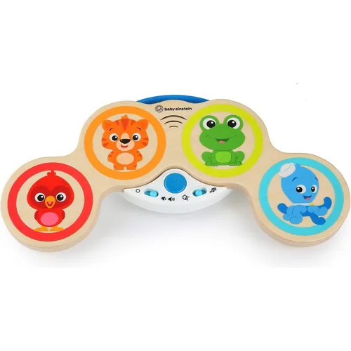 Hape Kinder-Musikinstrument baby einstein E11650 - Babytrommler aus Holz mit interaktiver Cap-Touch-Funktion, ideal für die musikalische Entwicklung ab 6 Monaten. Fördert Rhythmusgefühl und Kreativität.