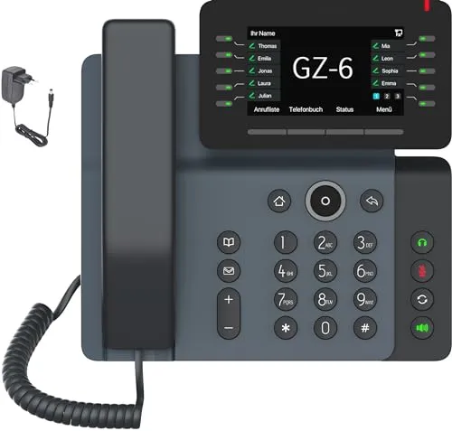 GEQUDIO IP Telefon GZ-6 mit Netzteil