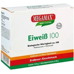 Eiweiss 100 Erdbeer Megamax Pulver