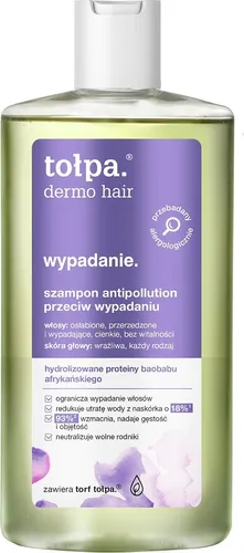 Tołpa Dermo Hair Szampon antipollution przeciw wypadaniu, 250 ml