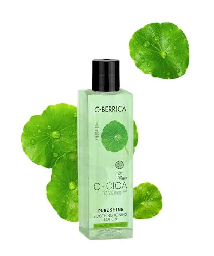 Natura Siberica CICA C-BERRICA. Pure Shine SOOTHING TONING LOTION PH-Balanced Hydration, 150 ml