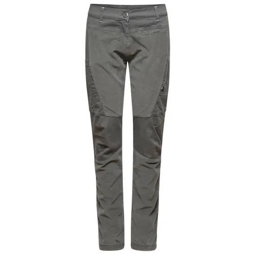 Chillaz Women's Waldhorn - Boulderhose Gr 34 grau - Damen Kletterhose in Grau, perfekt für Alpinklettern und Bouldern – bietet optimalen Stretch für maximale Bewegungsfreiheit.